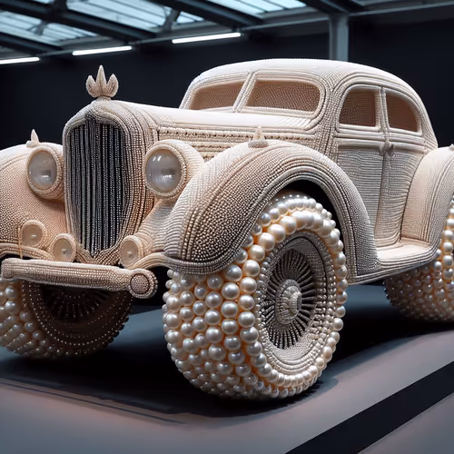 Pearly car exhibition