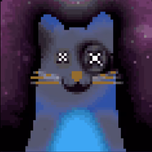 Pixel Quantum Cat (Bluesy)