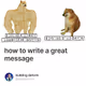how to write a great message