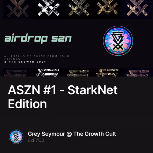 ASZN #1 - StarkNet Edition