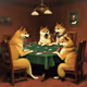 Doges Playing Poker