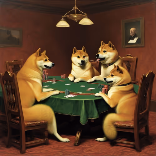 Doges Playing Poker
