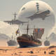 ships on mars