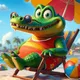 The Crocodile is Vibrant Summer