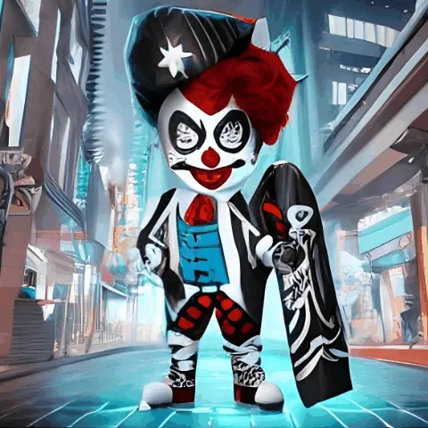 Harlequin of the Neon Abyss