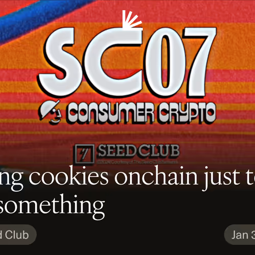 buying cookies onchain just to feel something