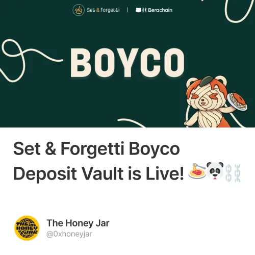 Set & Forgetti Boyco Deposit Vault is Live! 🍝🐼⛓️