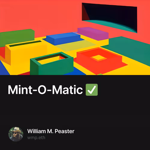 Mint-O-Matic ✅