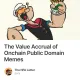 The Value Accrual of Onchain Public Domain Memes