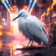 Modern egret