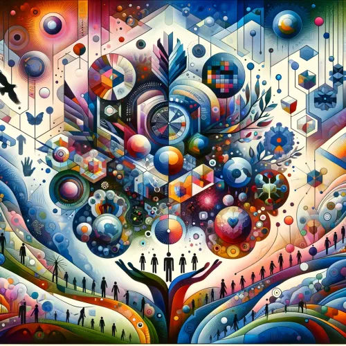 Utopian Visions: A Harmony of Shapes and Color