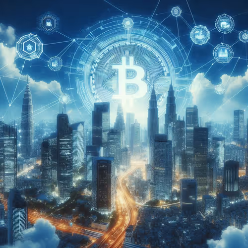 futuristic cityscape