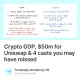 Crypto GDP, $50m for Uniswap & 4 casts you may have missed