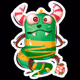 Green Caterpillar Monster