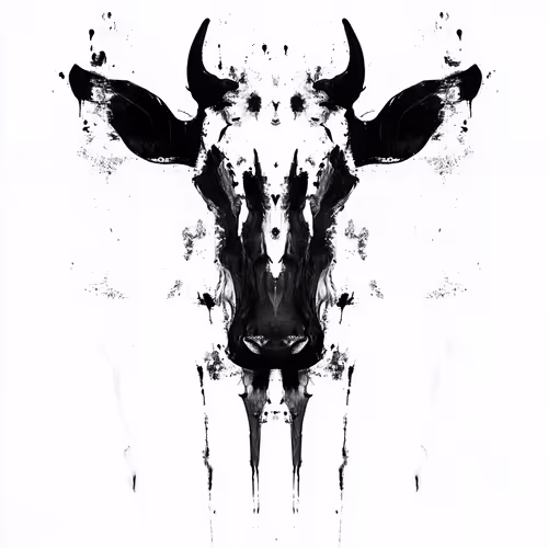 Rorschach-style inkblot "Inward Beast"