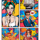 Popart Comic "OK"