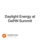 Daylight Energy at DePIN Summit