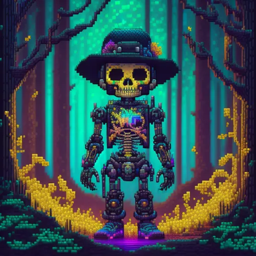 Skeleton's On The Base New65