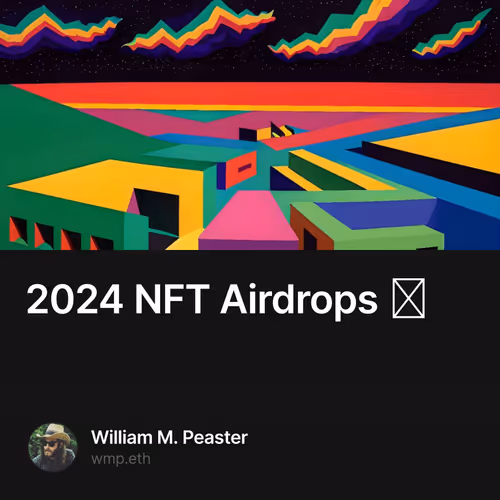 2024 NFT Airdrops 🫨