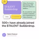 500+ have already joined the $TALENT Builderdrop.