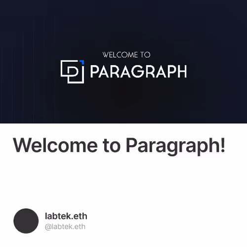 Welcome to Paragraph!