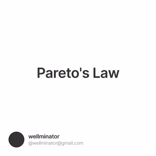 Pareto's Law