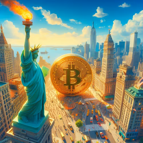 Liberty Statue of Bitcoin