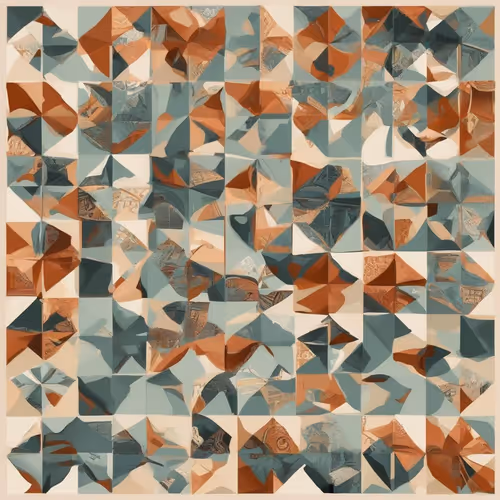 Mundo mosaico a pedido 