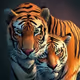 Two tigers