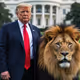 TRUMP with Lion