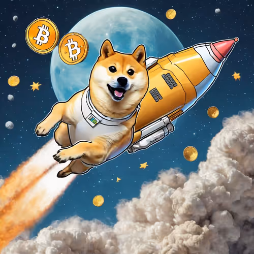 rocket into space