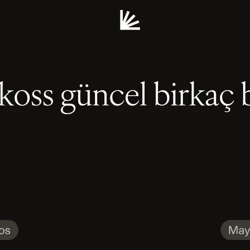 Aiakoss güncel birkaç bilgi