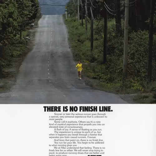 THERE IS NO FINISH LINE (FOR BUILDING)