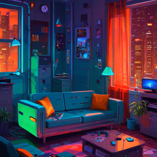 Retro couch