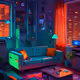 Retro couch