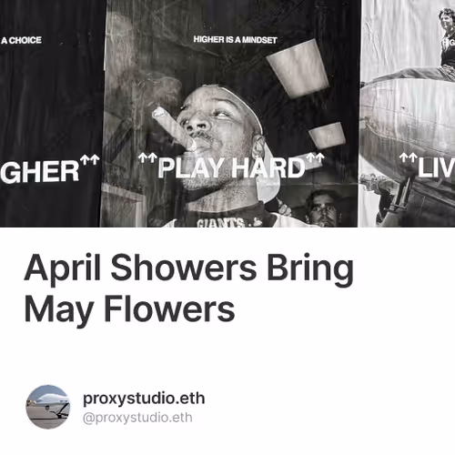 April Showers Bring May Flowers