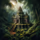 ancient Thailand temple hidden deep in a lush jungle
