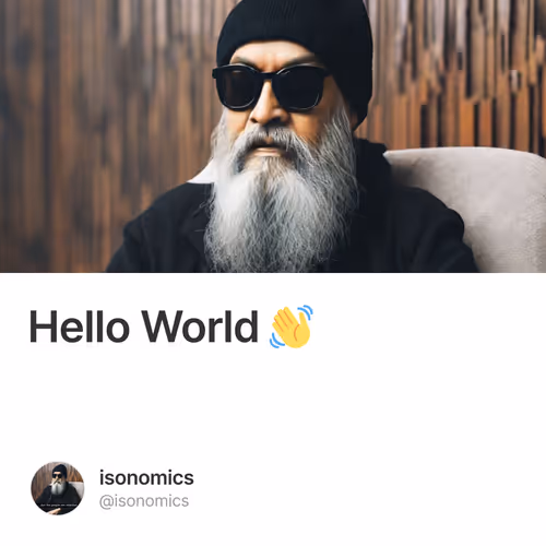 Hello World ????