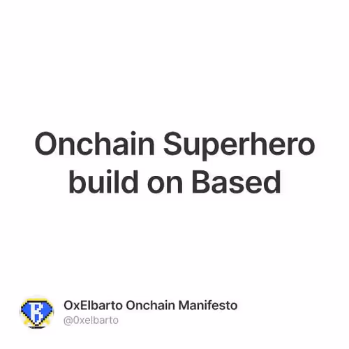 Onchain Superhero build on Based