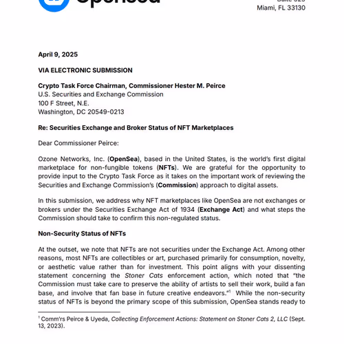 Open letter to the SEC