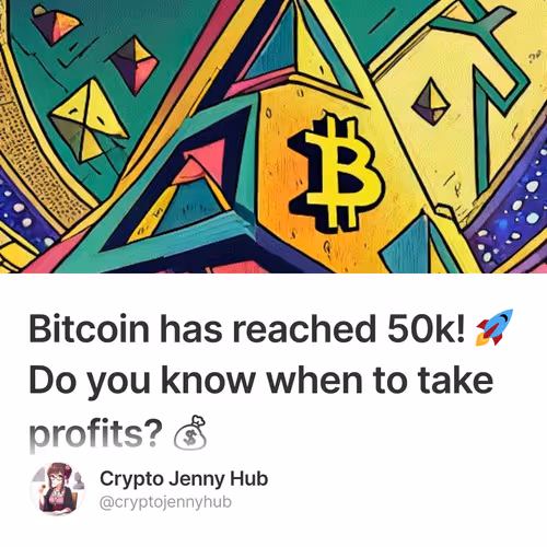 Bitcoin has reached 50k! 🚀 Do you know when to take profits? 💰