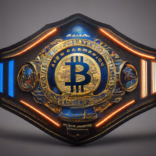 AFAA League 3 Cryptoweight Championship Belt of the 1st Era