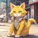 the cat