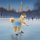 doge on ice
