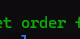 order