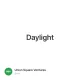 Daylight