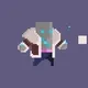 Character game pixel on Base