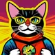 Cat Pop art