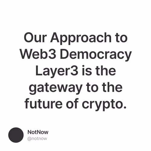 Our Approach to Web3 Democracy Layer3 is the gateway to the future of crypto.