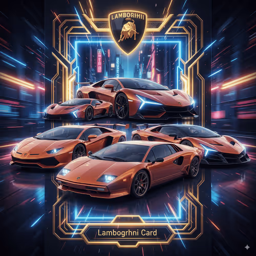 Lamborghini Card